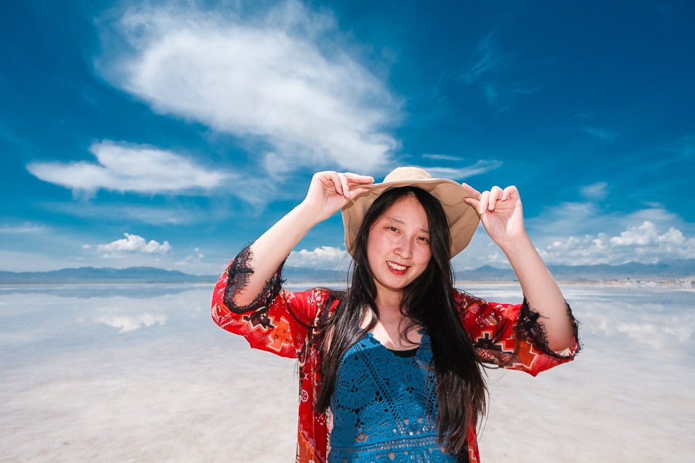 Kelly @ Chaka Salt Lake, Qinghai, China (2021)