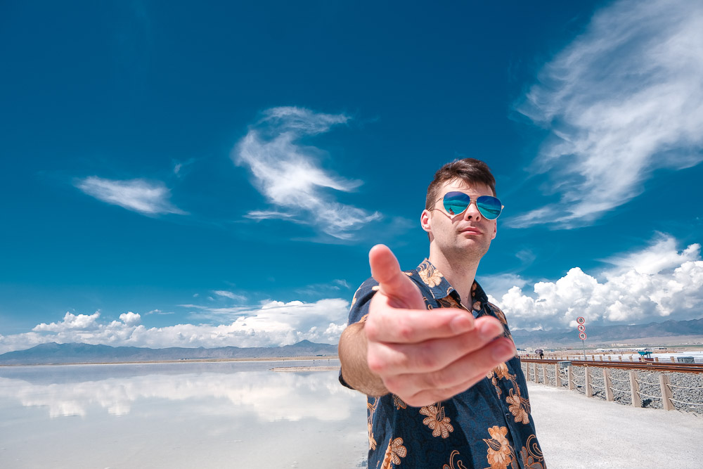 Me @ Chaka Salt Lake, Qinghai, China (2021)